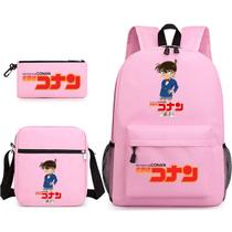 Conjunto de mochilas Detective Conan Edogawa Cartoon Kids School Conjunto de mochilas Detective Conan Edogawa Cartoon Kids School