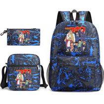 Conjunto de mochilas Detective Conan Edogawa Cartoon Kids School Conjunto de mochilas Detective Conan Edogawa Cartoon Kids School