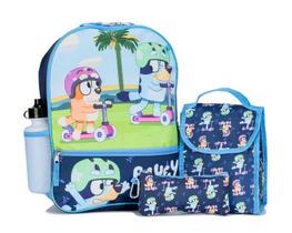 Conjunto de mochilas Disney Bluey and Bingo para crianças com lancheira