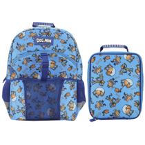 Conjunto de mochilas e kits de almoço Bioworld Dog Man 16 Youth Conjunto de mochilas e kits de almoço Bioworld Dog Man 16 Youth