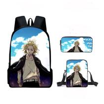 Conjunto de mochilas escolares, 3 peças para estudantes escolares com bolsa de ombro Conjunto de mochilas escolares, 3 peças para estudantes escolares com bolsa de ombro