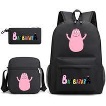 Conjunto de mochilas escolares Bar-bapapas Cartoon Kids Nylon, 3 unidades Conjunto de mochilas escolares Bar-bapapas Cartoon Kids Nylon, 3 unidades