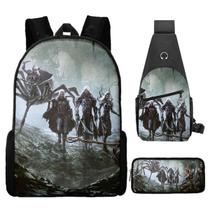Conjunto de mochilas escolares Dungeonss Dragon, 3 unidades para estudantes