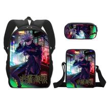 Conjunto de mochilas escolares Jujutsus Kaisenss, 3 unidades para crianças