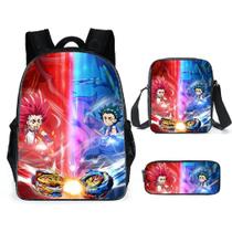Conjunto de mochilas escolares Mys Heros Academias Backpack Messenger Pencil