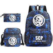 Conjunto de mochilas escolares Singings Monsters, 3 unidades para crianças Conjunto de mochilas escolares Singings Monsters, 3 unidades para crianças