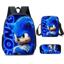 Conjunto de mochilas escolares Sonic Children Case 001 Backpack Bandolier Conjunto de mochilas escolares Sonic Children Case 001 Backpack Bandolier