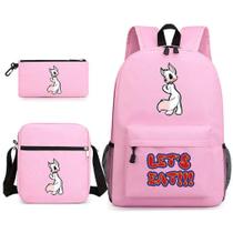 Conjunto de mochilas Five Nights Anime Mochila Escolar para Crianças