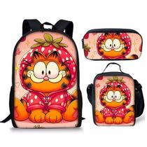 Conjunto de mochilas Garfields Anime School, 3 unidades/lote para crianças
