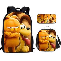 Conjunto de mochilas Garfields Anime School, 3 unidades/lote para crianças