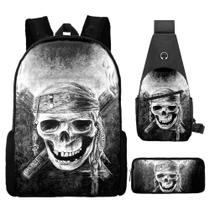 Conjunto de mochilas Humans Skeletons Anime School 3 unidades/lote