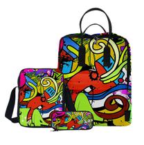 Conjunto de mochilas Ins Graffiti Art for Kids Children School Conjunto de mochilas Ins Graffiti Art for Kids Children School