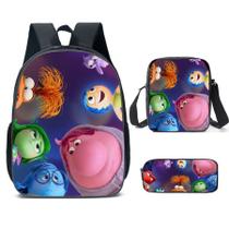 Conjunto de mochilas Insides Outs Joys Anime School 3 unidades/lote