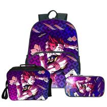Conjunto de mochilas JoJos Bizarre Adventure Anime com impressão 3D Conjunto de mochilas JoJos Bizarre Adventure Anime com impressão 3D