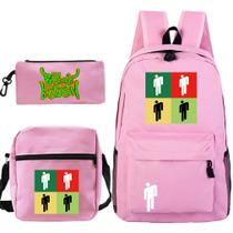 Conjunto de mochilas Juices Wrlds Satchel, bolsa escolar casual, 3 unidades Conjunto de mochilas Juices Wrlds Satchel, bolsa escolar casual, 3 unidades