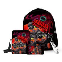 Conjunto de mochilas Lethals Companys Anime School, 3 unidades/lote para crianças