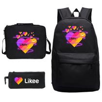 Conjunto de mochilas Likee for Students, mochila escolar de poliéster anime Conjunto de mochilas Likee for Students, mochila escolar de poliéster anime