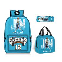 Conjunto de mochilas Morants Basketball School 12, 3 unidades com lancheira