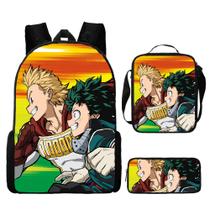 Conjunto de mochilas My Hero Academia Midoriya Izuku Bakugou Katsuki Conjunto de mochilas My Hero Academia Midoriya Izuku Bakugou Katsuki