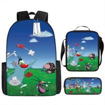 Conjunto de mochilas Oggys Cafards Anime School, 3 unidades - 29x16x42cm Conjunto de mochilas Oggys Cafards Anime School, 3 unidades - 29x16x42cm