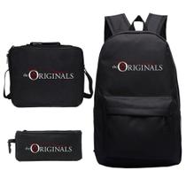Conjunto de mochilas Originals Satchel, mochila escolar com estampa de anime Conjunto de mochilas Originals Satchel, mochila escolar com estampa de anime