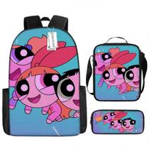 Conjunto de mochilas Powerpuff Girls Buttercups Blossoms Bubbles