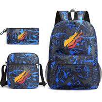 Conjunto de mochilas Prestonplayzss Cartoon Kids School 3 unidades Conjunto de mochilas Prestonplayzss Cartoon Kids School 3 unidades