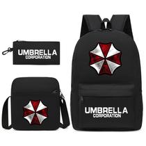 Conjunto de mochilas Resident Evil Umbrella Corporation Anime School Conjunto de mochilas Resident Evil Umbrella Corporation Anime School
