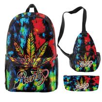 Conjunto de mochilas Runties Maple Leaf School, 3 unidades com bolsa de ombro