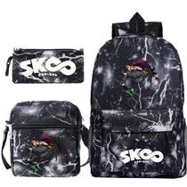 Conjunto de mochilas Sacola escolar impressa em anime para crianças Conjunto de mochilas Sacola escolar impressa em anime para crianças