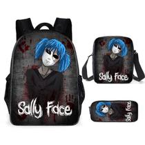Conjunto de mochilas Sallys Faces School Students com bolsa de ombro