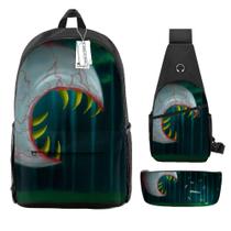 Conjunto de mochilas Terrarias Anime School 3 unidades/lote para crianças