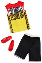 Conjunto de moda Barbie Ken Fashions 3 com blusa, calça e sandálias