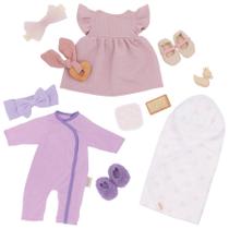 Conjunto de moda LullaBaby Baby Baby, roupas de pijama, vestido de pijama, 13 peças Conjunto de moda LullaBaby Baby Baby, roupas de pijama, vestido de pijama, 13 peças