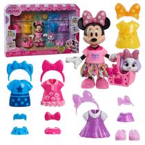 Conjunto de Moda Minnie Mouse Disney Junior Just Play - Com Boneca