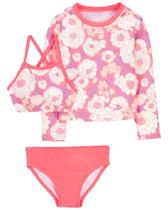 Conjunto de Moda Praia OshKosh - Floral - Proteção UV50+ - Menina Conjunto de Moda Praia OshKosh - Floral - Proteção UV50+ - Menina