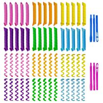 Conjunto de modeladores de cabelo Essenergi, 60 unidades, estilo espiral e ondulado