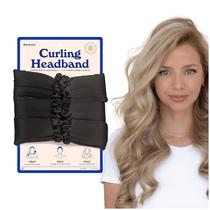 Conjunto de modeladores de cabelo Heatless RobeCurls Satin com 2 elásticos