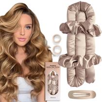 Conjunto de modeladores de cabelo Jumbo Heatless BLINKEEN Satin Curls Overnight Conjunto de modeladores de cabelo Jumbo Heatless BLINKEEN Satin Curls Overnight