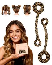 Conjunto de modeladores de cabelo sem calor BONNET QUEEN Bouncy Curls Conjunto de modeladores de cabelo sem calor BONNET QUEEN Bouncy Curls