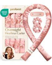 Conjunto de modeladores sem calor Yanibest Supersoft Satin com elásticos Conjunto de modeladores sem calor Yanibest Supersoft Satin com elásticos