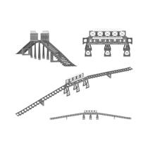 Conjunto De Modelo De Saída E Entrada De Túnel De Trem Urbano Com Semáforos LED E Kits De Trilhos