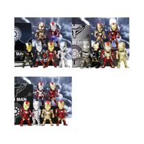 Conjunto De Modelo Iron Man Glow Q Edition Caixa Cega Feita À Mão Avengers Decoração De Mesa 2025