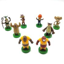 Conjunto de modelos Figure Teddy Bear, 8 peças para decoração de bolos, PVC 4,5* 6 cm Conjunto de modelos Figure Teddy Bear, 8 peças para decoração de bolos, PVC 4,5* 6 cm
