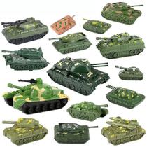 Conjunto de modelos Mini Tank Army, brinquedos de simulação militar para crianças