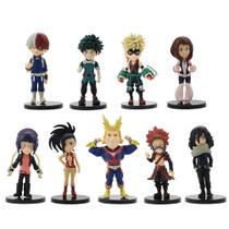Conjunto de modelos QAHEART Anime MHA, 9 peças para presente de decoração de casa Conjunto de modelos QAHEART Anime MHA, 9 peças para presente de decoração de casa