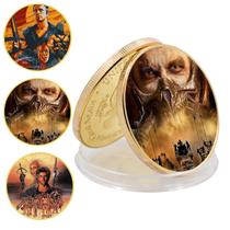 Conjunto de moedas Mads Maxs Anime de 4 peças com caixa transparente