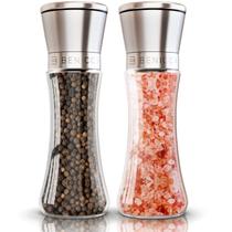 Conjunto de moedor de sal e pimenta Benicci em aço inoxidável Conjunto de moedor de sal e pimenta Benicci em aço inoxidável