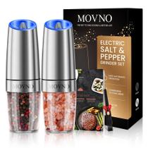 Conjunto de moedor de sal e pimenta MOVNO Electric com luz LED