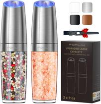 Conjunto de moedor elétrico de sal e pimenta FORLIM 270mL Silver